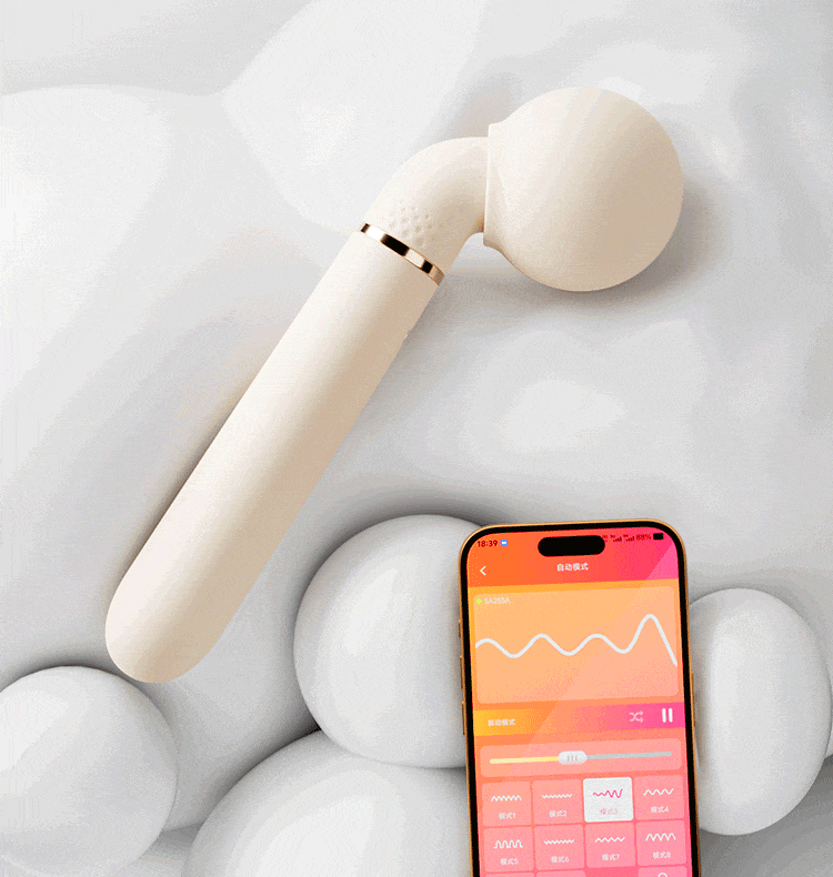 SVAKOM Thrusting & Heating G-Spot AV Wand Vibrator App Controlled-1