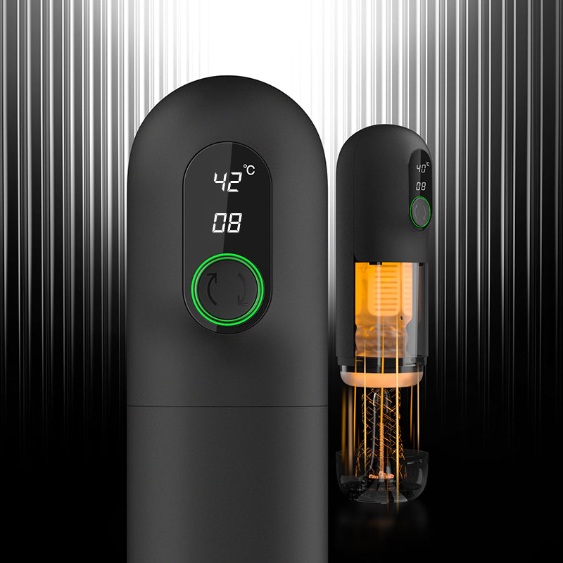 TRYFUN Black Hole Pro Thrusting & Heating Male Masturbator App Controlled-4