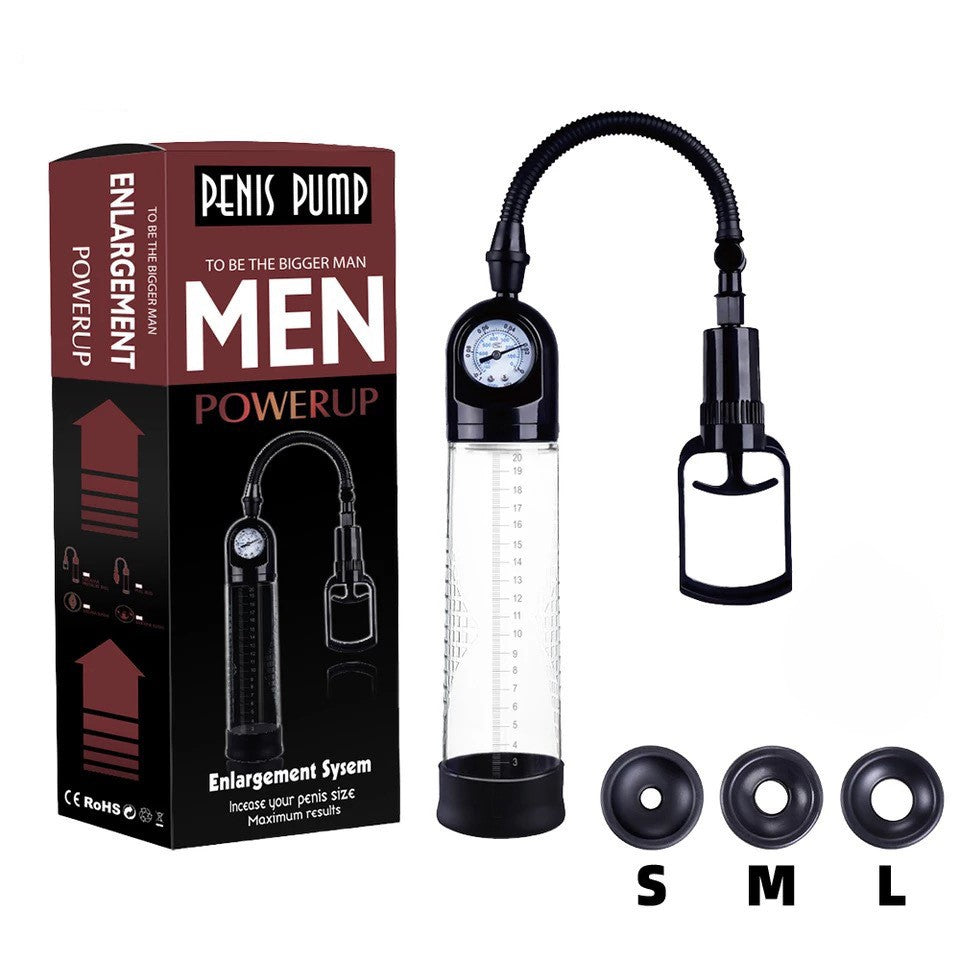 Upgraded Penis Pump Vacuum Extender with 3 Sleeves-3