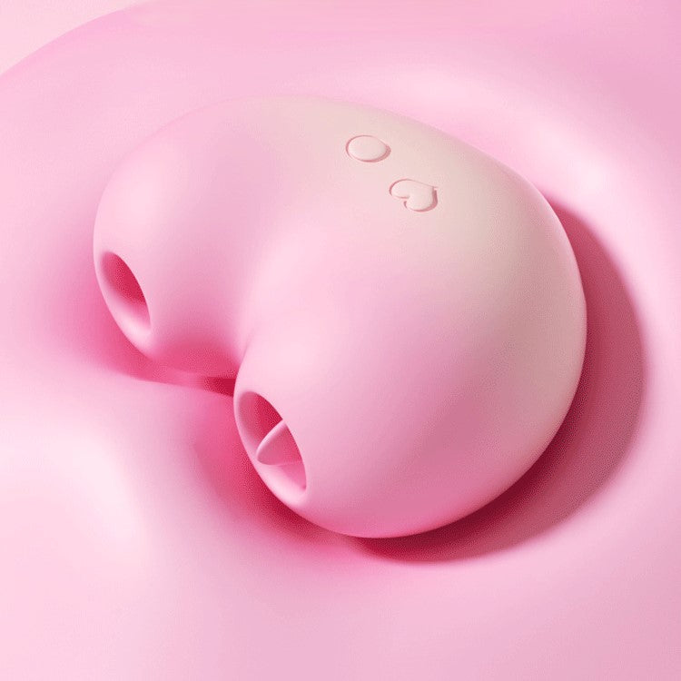 ZEMALIA Peachy Mini Clit Sucking & Licking Vibrator-4