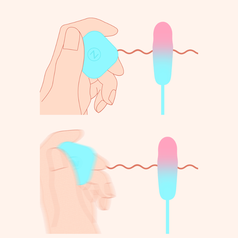 ZEMALIA Wearable Thrusting G-Spot Egg Vibrator Remote Controlled